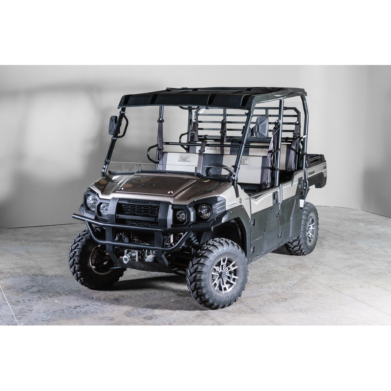 TERRARIDER KAWASAKI MULE PRO (FX / DX MODELS) SERIES (2015+) FULL UTV WINDSHIELD - SCRATCH RESISTANT 1/4
