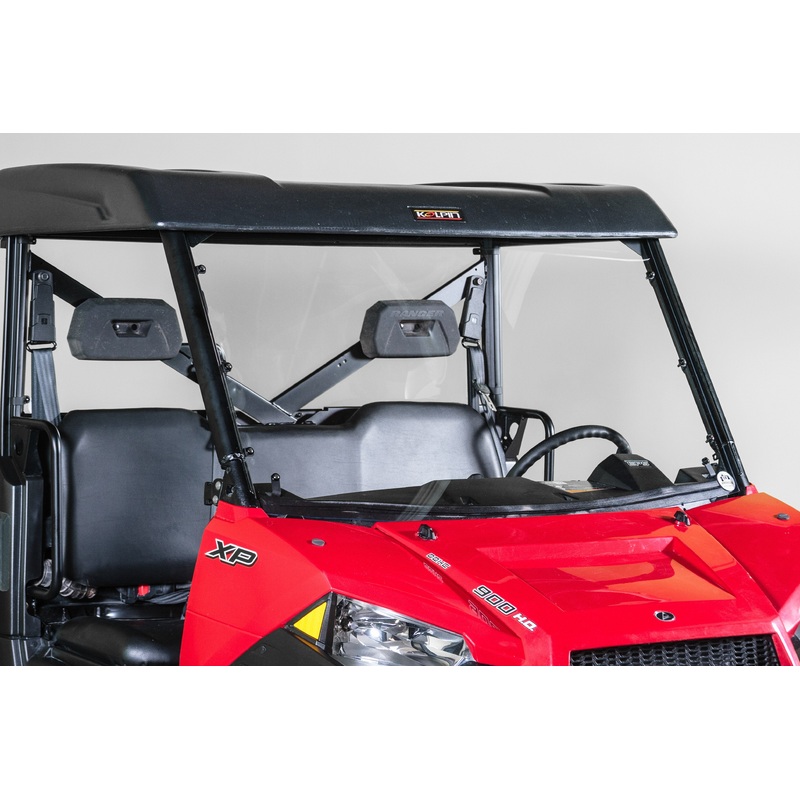 Polaris Ranger Full Size 570/900/1000 Full 1/4" - Scratch Resistant Windshield -  Pro Fit Cage