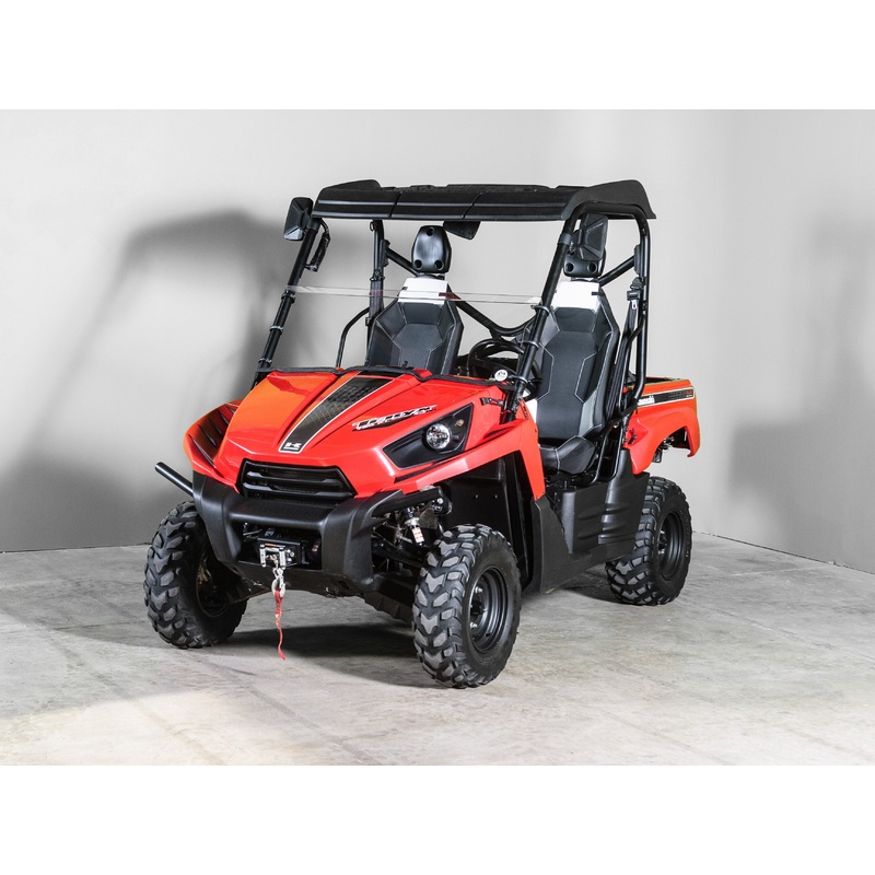 TERRARIDER KAWASAKI TERYX (2010-2013) 2 SEATER HALF UTV WINDSHIELD - SCRATCH RESISTANT 1/4