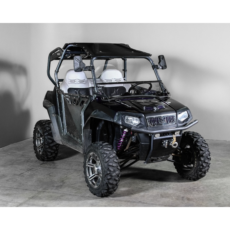 TERRARIDER POLARIS RZR 570/800/900 (2014 & OLDER) TILTING UTV WINDSHIELD - SCRATCH RESISTANT 1/4