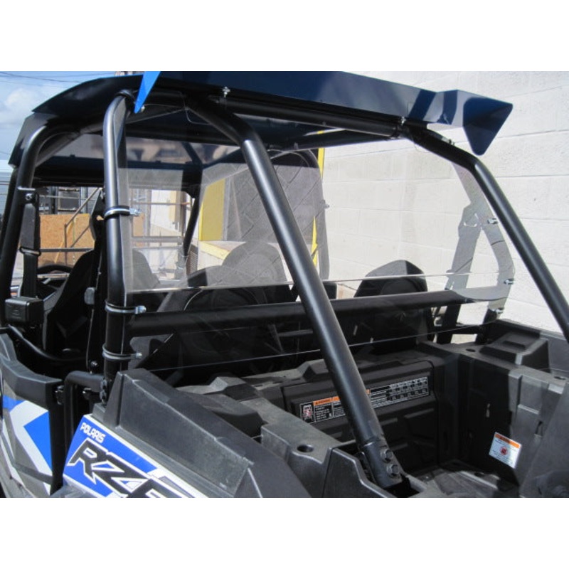 TERRARIDER POLARIS RZR 900 (2015-2020) / 1000 (2018 & OLDER) 4 SEATER BACK UTV WINDSHIELD - SCRATCH RESISTANT 3/16