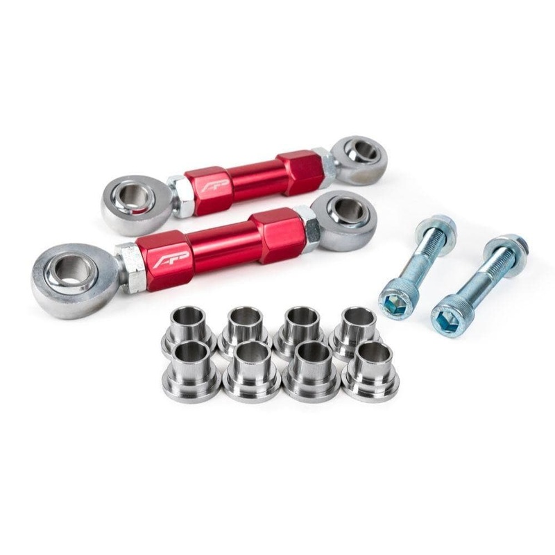 Can-Am Maverick X3 RS DS RC Turbo Rear Adjustable Sway Bar Links Red (2017-2019)