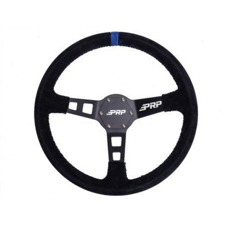 Deep Dish Suede Steering Wheel