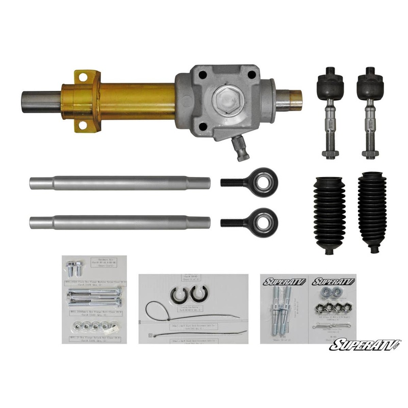 SuperATV Can-Am Maverick Rackboss Heavy Duty Rack and Pinion