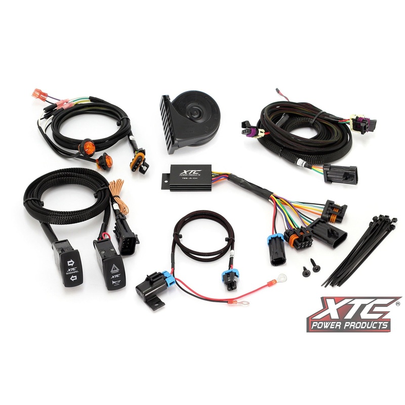 XTC Polaris Ranger XP 570/900/1000 13-18 Self-Canceling Turn Signal System with Horn