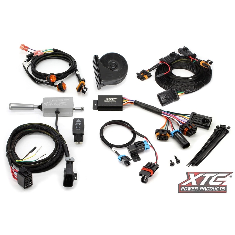 XTC Polaris RZR Pro R Sport Self-Canceling Turn Signal System With Billet Lever
