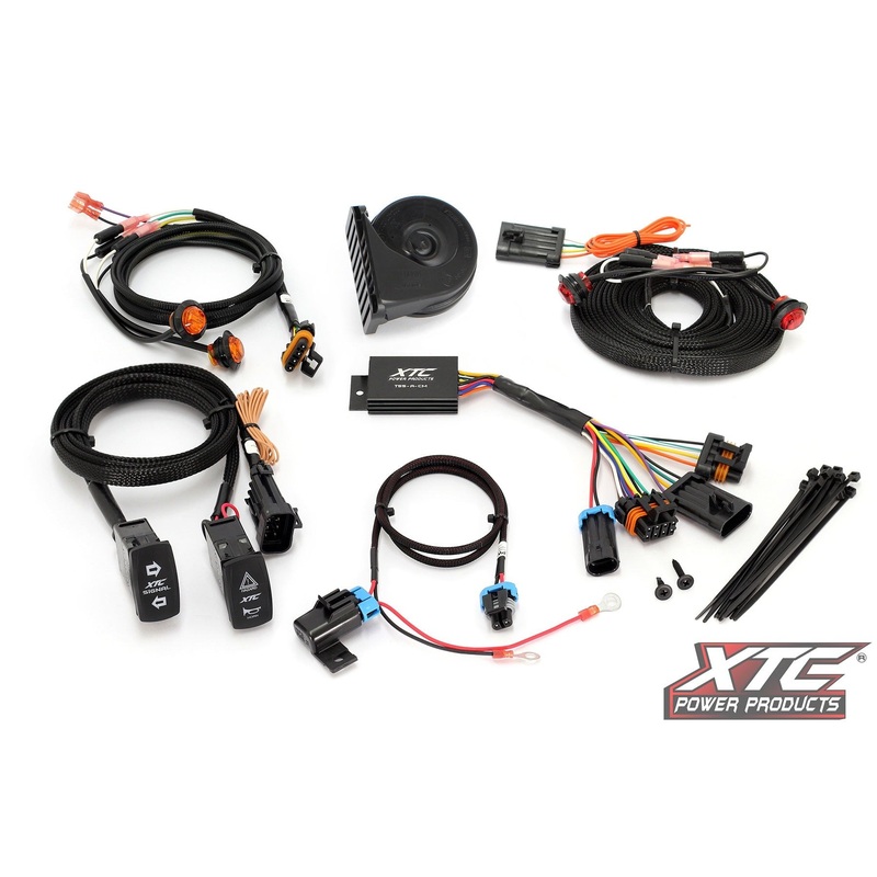 XTC Universal Self-Canceling Turn Signal System with Horn Includes Rear Marker Lights