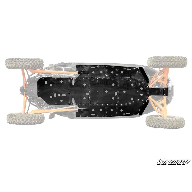 SuperATV Polaris RZR Pro R 4 Full Skid Plate