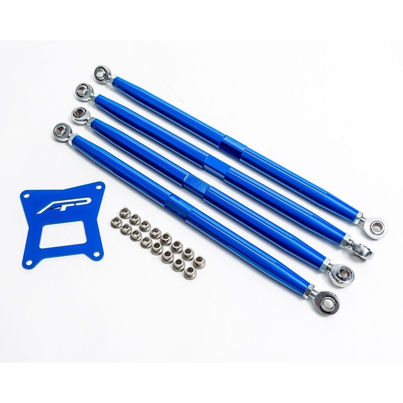 Adjustable Rear Radius Arms Blue Polaris RZR 1000 | RS1 | XP Turbo (2014-2016)