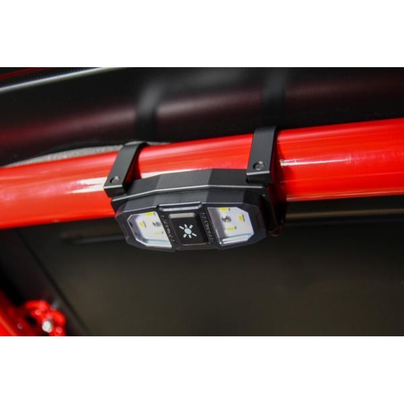 Dome Light with Cage Clamps and Billet Mount
