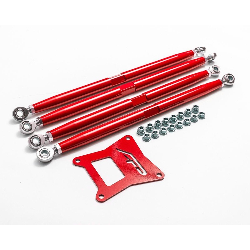 Polaris RZR 1000 | RS1 | XP Turbo Adjustable Rear Radius Arms Red (2014-2016)