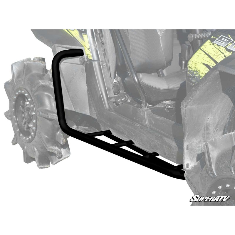 SuperATV Polaris RZR XP 900 Heavy Duty Rock Sliding Nerf Bars