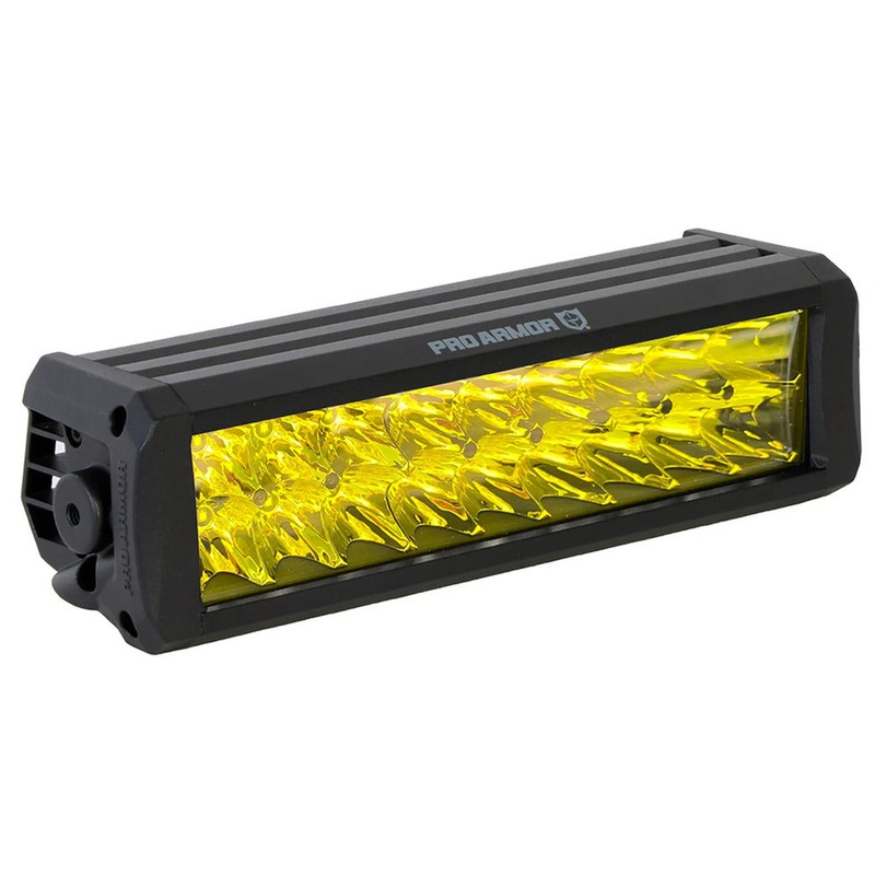 Pro Armor 11" Spot LED Dual Row Lightbar - Amber