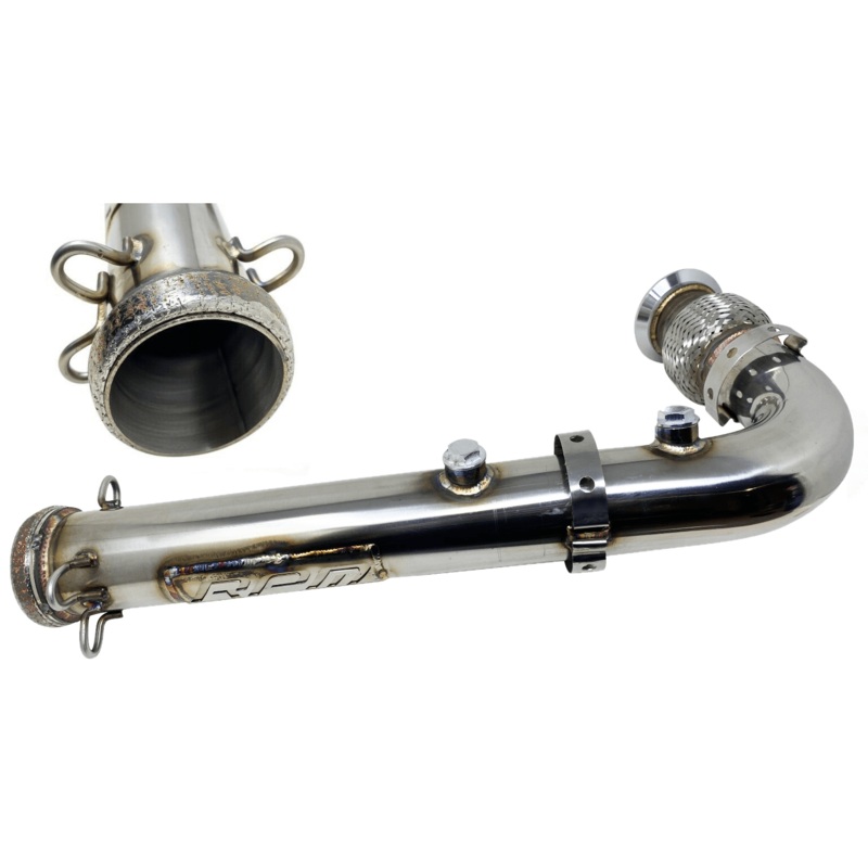 Can-Am Maverick X3 Turbo R & RR RPM Big Mouth Cat Delete Bypass Mid Race Pipe