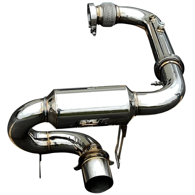 Can-Am Maverick X3 Turbo, R, & RR RPM-SxS FULL 3" Exhaust Monster Core Muffler & Mid Pipe (2017-2023)