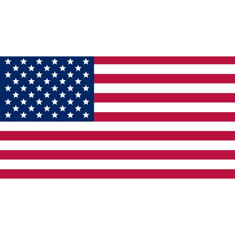 Double Sided Grommet American USA Flag 12x18
