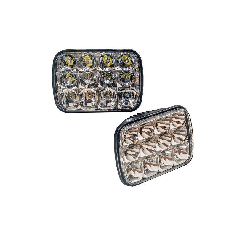 Rectangle Hi & Low Beam Headlight Replacement