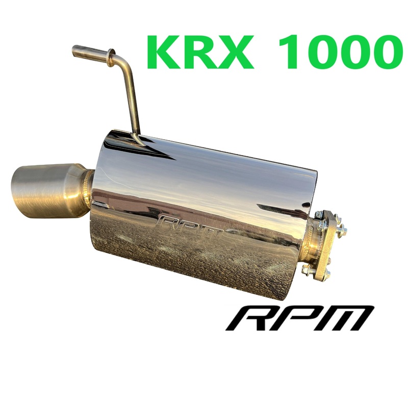 RPM SxS Catless Slip On Sport Muffler - KRX1000