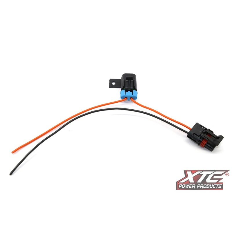 XTC Polaris Pulse Busbar Accessory Wiring Harness with 14 Gauge Fused IGN/GND Wires