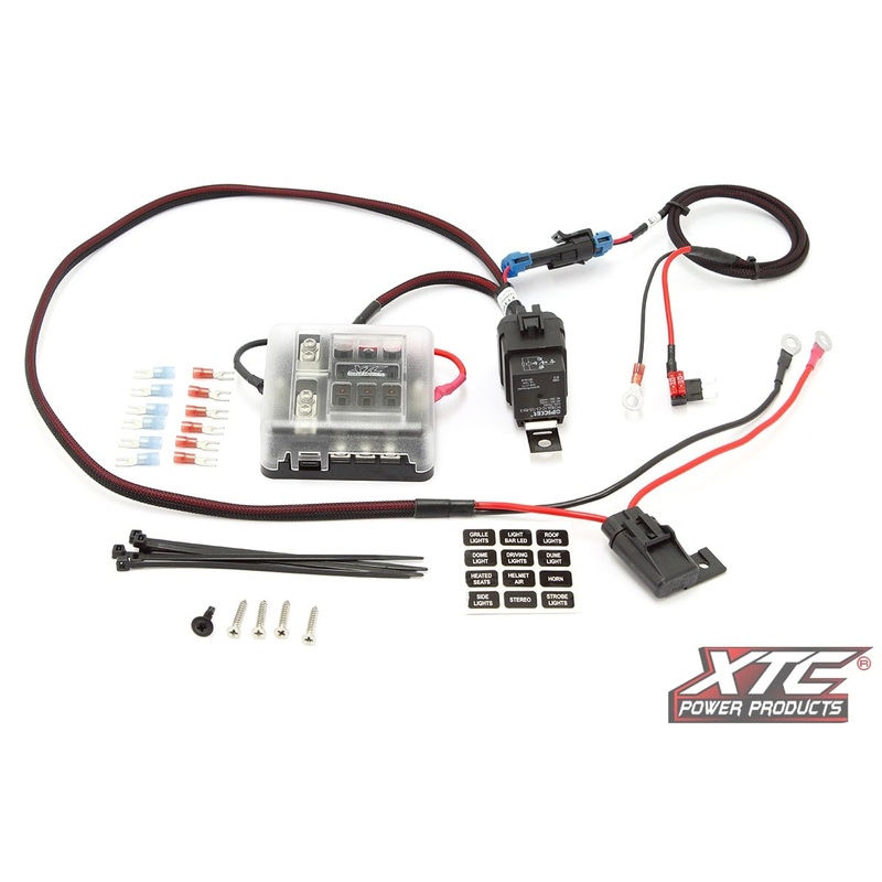 XTC Roxor Plug and Play Keyed Fuse Block 35-Amp 6 Circuit