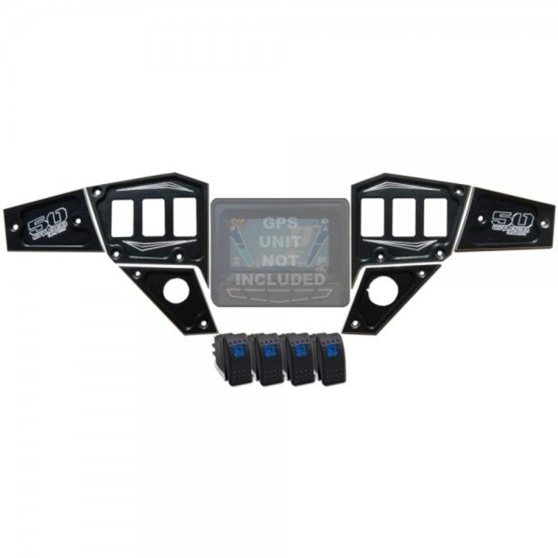 RZR Dash Panel Digital GPS 6 piece with switches