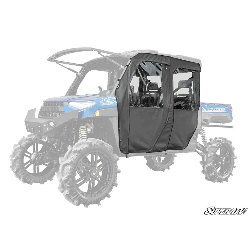 SuperATV Polaris Ranger XP 1000 Crew Primal Soft Cab Enclosure Doors