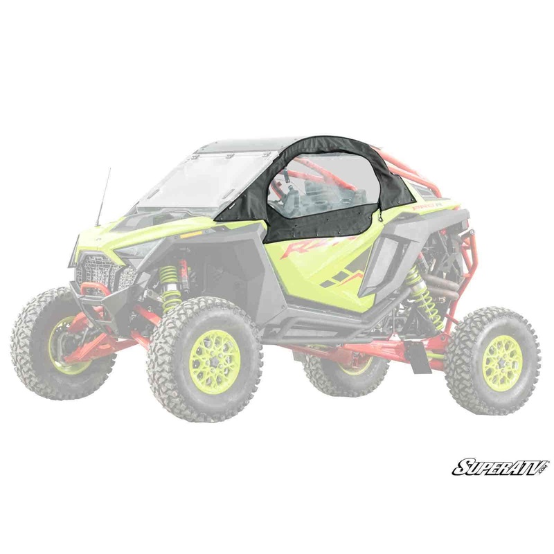 SuperATV Polaris RZR Pro R Primal Soft Cab Enclosure Upper Doors