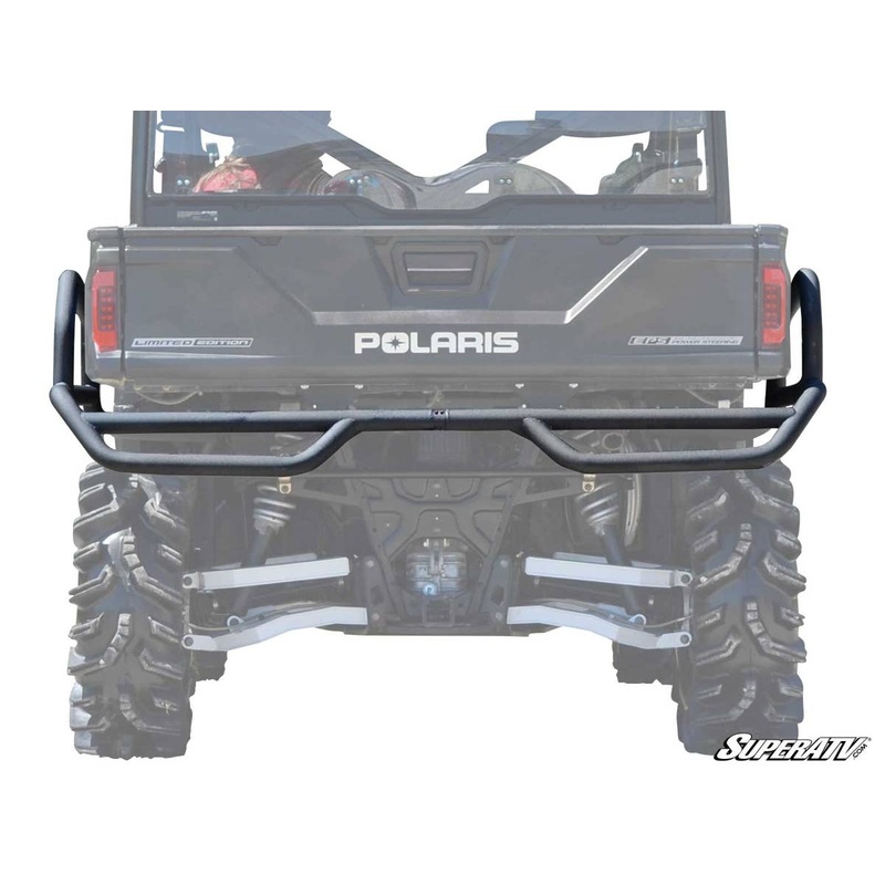 SuperATV Polaris Ranger Rear Extreme Bumper with Side Bed Guards