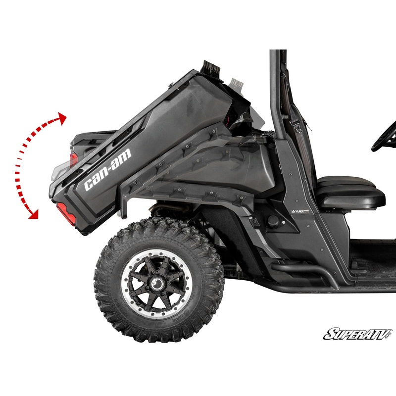 SuperATV Can-Am Defender Electric Dump Bed Kit