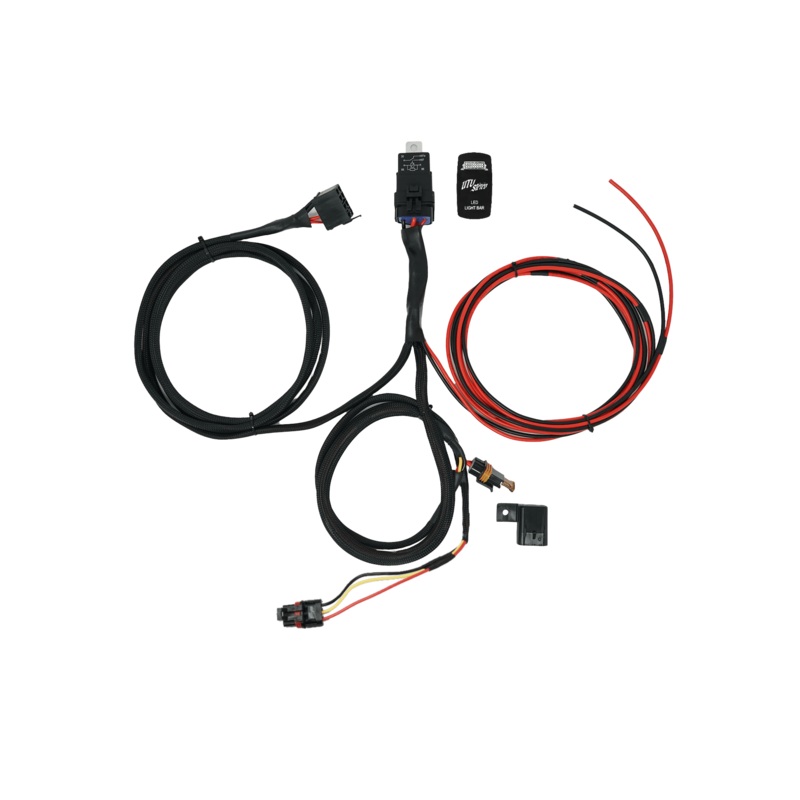 RZR Pro Series High Current Harness + Rocker Switch & Pulse Bar Plug