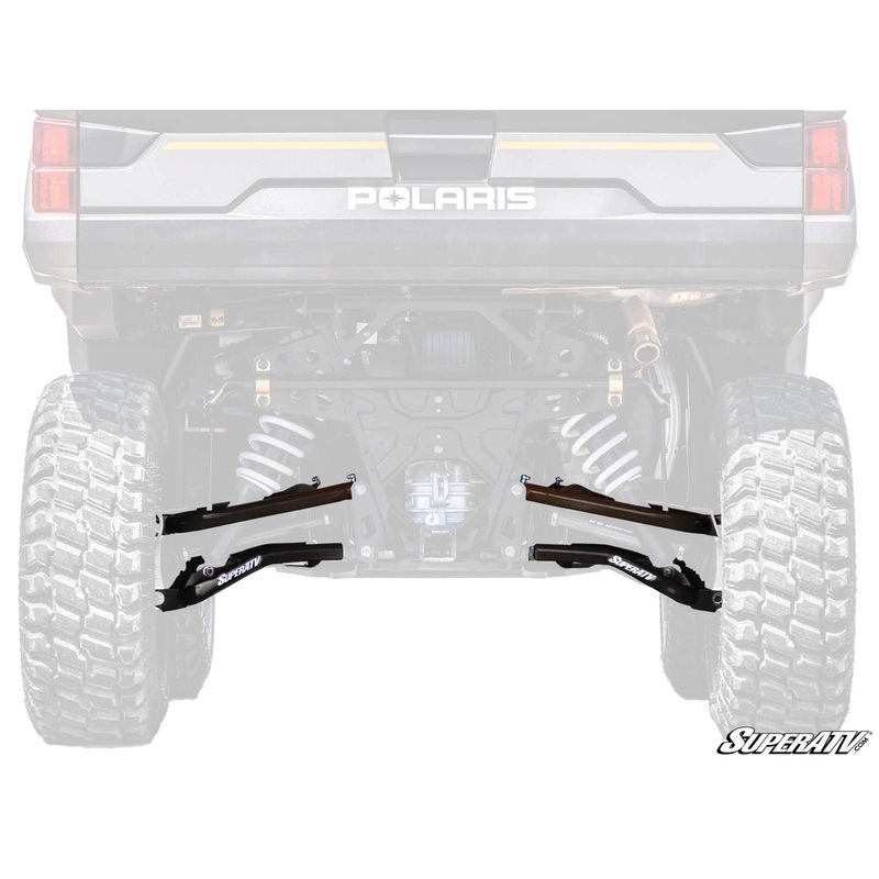 SuperATV Polaris Ranger XP 1000 High-Clearance Rear Offset A-Arms