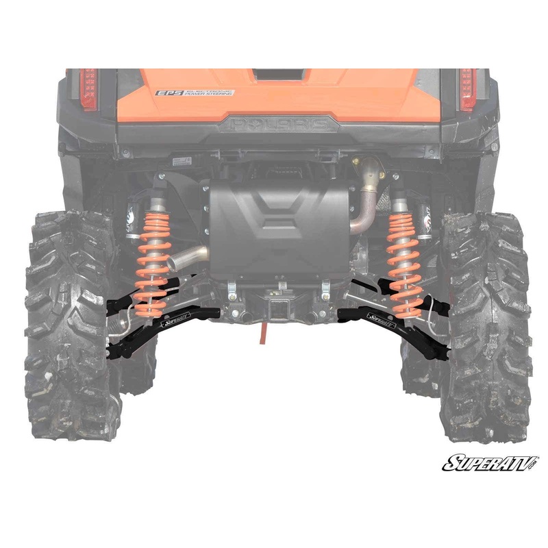 SuperATV Polaris RZR Trail S 1000 High Clearance 1.5" Rear Offset A-Arms