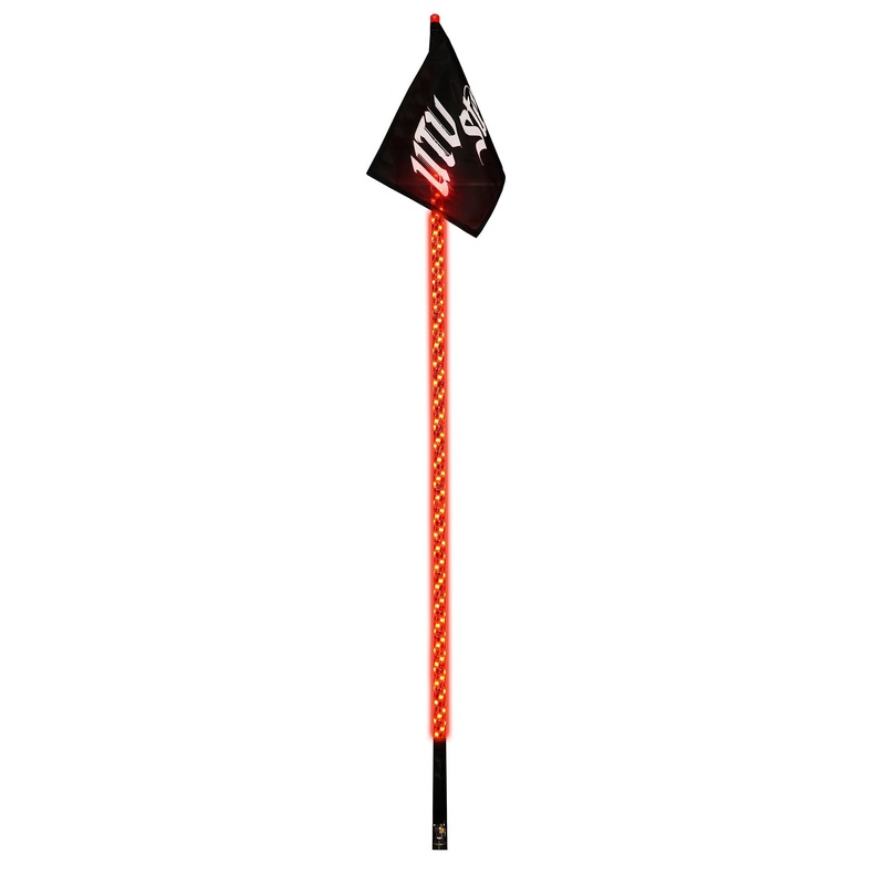 UTV Stereo Single Color Whips