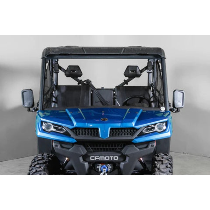 CFMoto UForce 1000 1/4" Scratch Resistant Full UTV Windshield - Pro Fit Frame