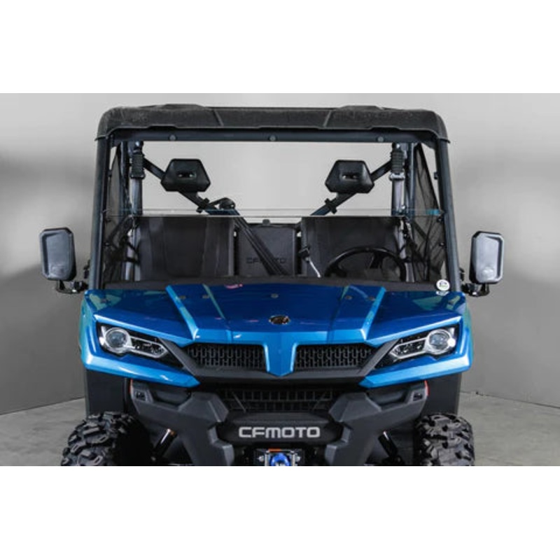 CFMoto UForce 1000 1/4" Scratch Resistant Half UTV Windshield - Pro Fit Frame