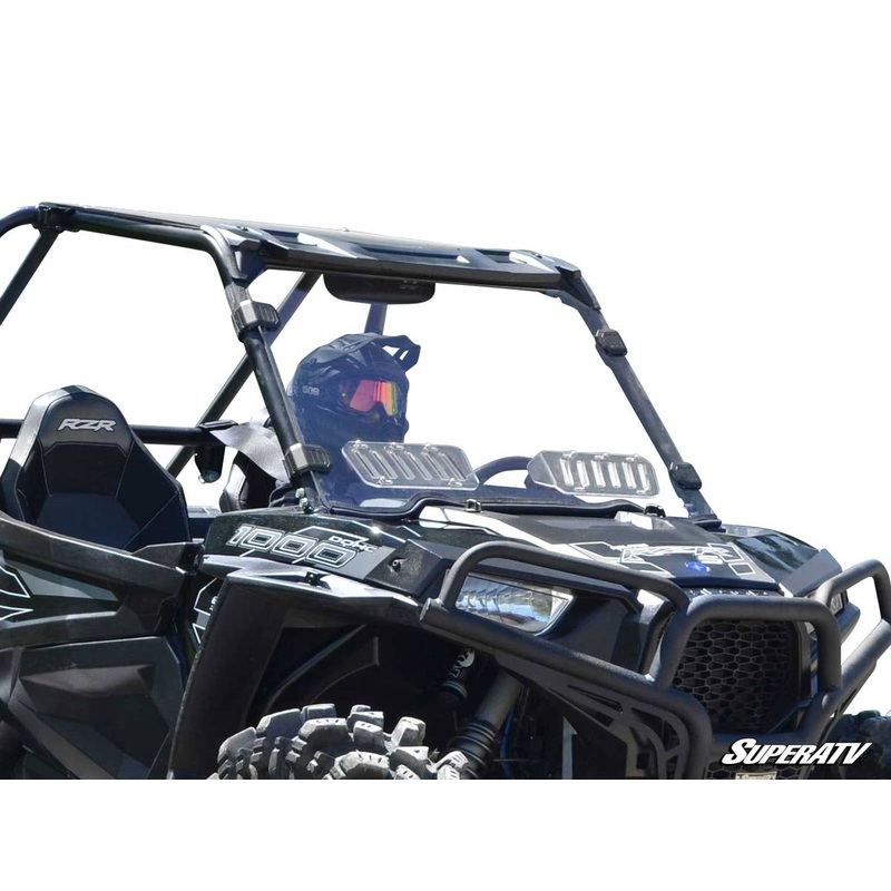 SuperATV Polaris RZR S 1000 Scratch Resistant Vented Full Windshield