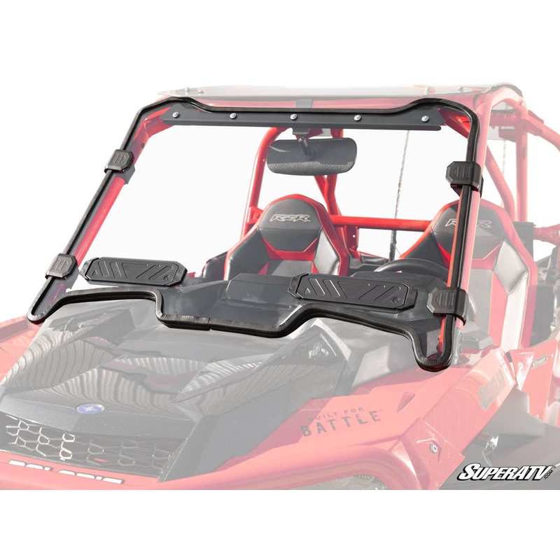 SuperATV Polaris RZR Turbo S Vented Full Windshield