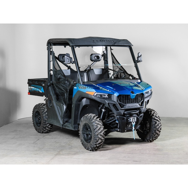 TERRARIDER CF MOTO UFORCE 600 HALF UTV WINDSHIELD - PRO FIT FRAME - SCRATCH RESISTANT 1/4"