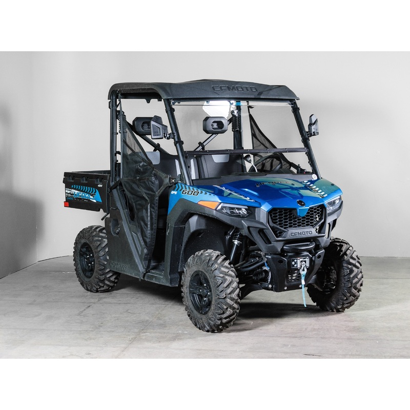 TERRARIDER CF MOTO UFORCE 600 TILTING UTV WINDSHIELD - PRO FIT FRAME - SCRATCH RESISTANT 3/16"