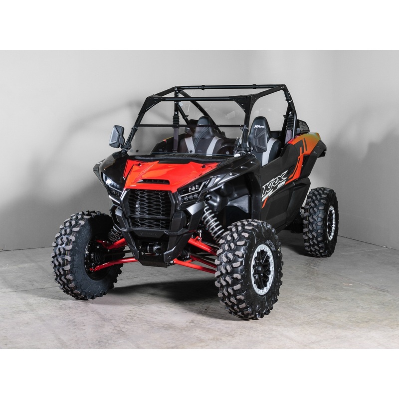 TERRARIDER KAWASAKI KRX 1000 (2022+) TILTING UTV WINDSHIELD - SCRATCH RESISTANT 1/4