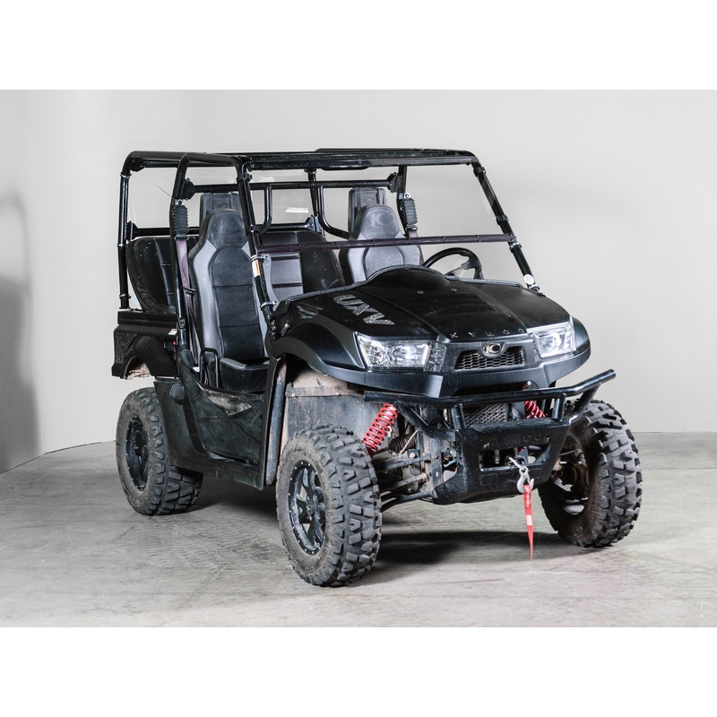 TERRARIDER KYMCO 700i (2018+) 2 & 4 SEATER TILTING UTV WINDSHIELD - SCRATCH RESISTANT 1/4