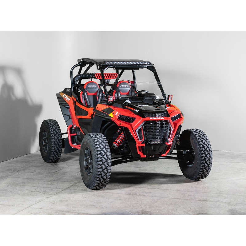 TERRARIDER POLARIS RZR XP TURBO/TURBO(S) (2019+) HALF UTV WINDSHIELD - SCRATCH RESISTANT 1/4