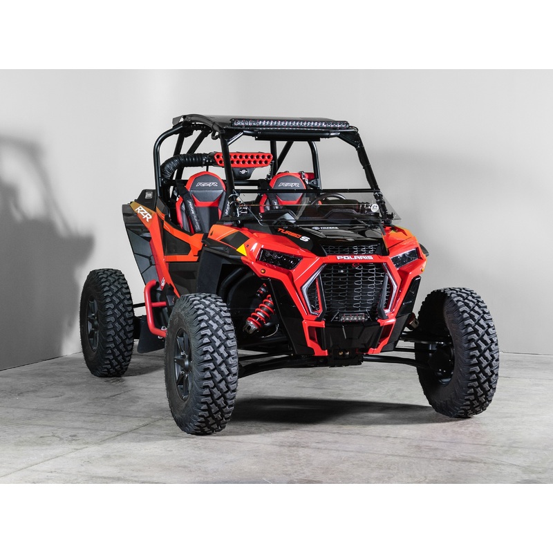 TERRARIDER POLARIS RZR XP TURBO/TURBO(S) (2019+) TILTING UTV WINDSHIELD - SCRATCH RESISTANT 1/4