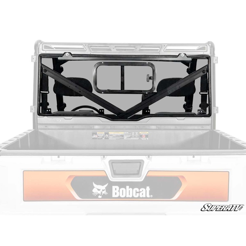 SuperATV Bobcat UV34 Sliding Rear Windshield