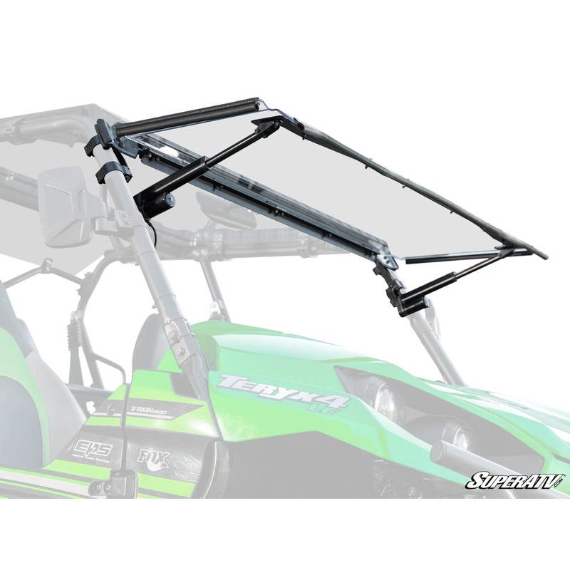 SuperATV Kawasaki Teryx MaxDrive Power Flip Windshield