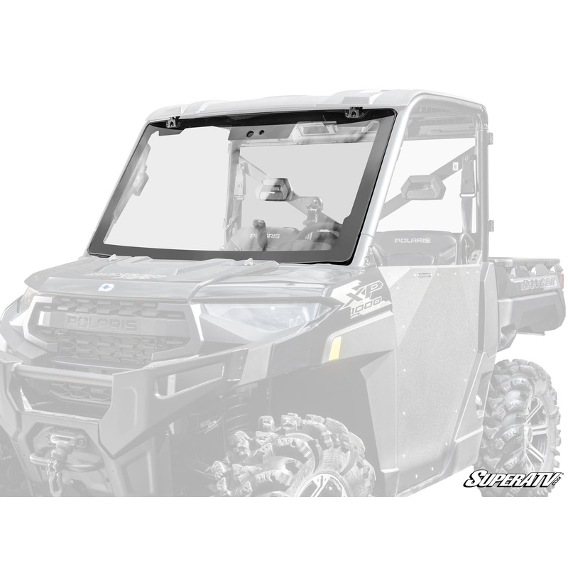 SuperATV Polaris Ranger XP 570 MaxDrive Power Flip Glass Windshield