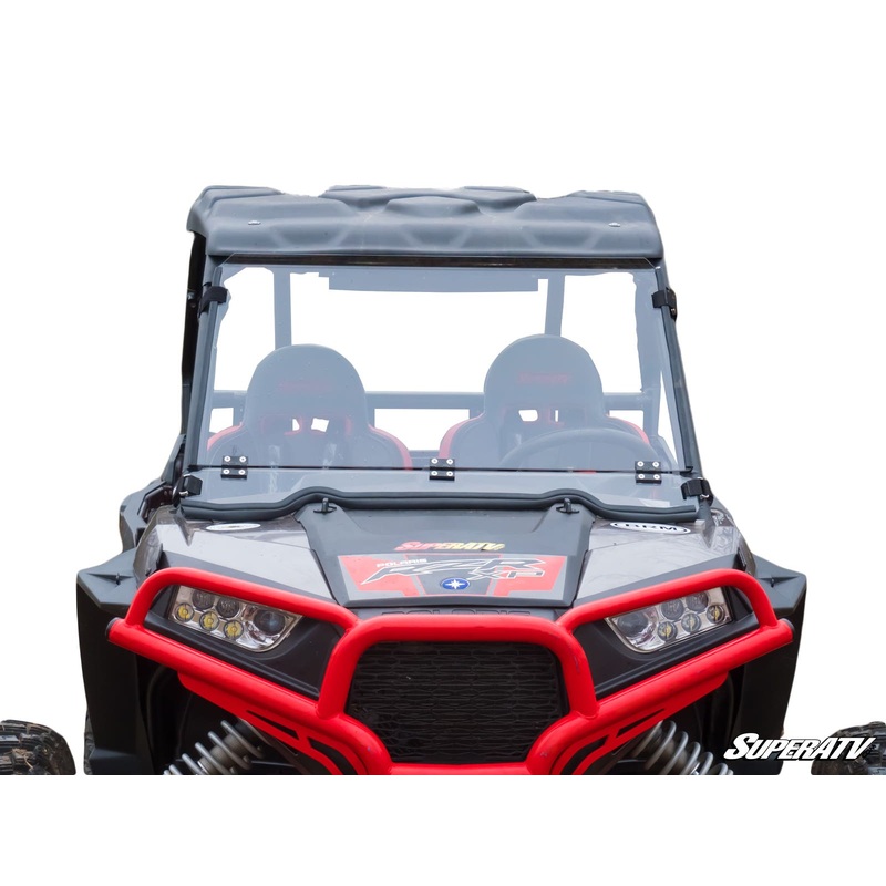 SuperATV Polaris RZR 900 Scratch Resistant Flip Down Windshield