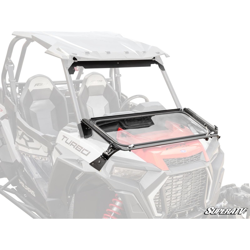 SuperATV Polaris RZR XP 1000 Flip Down Glass Windshield