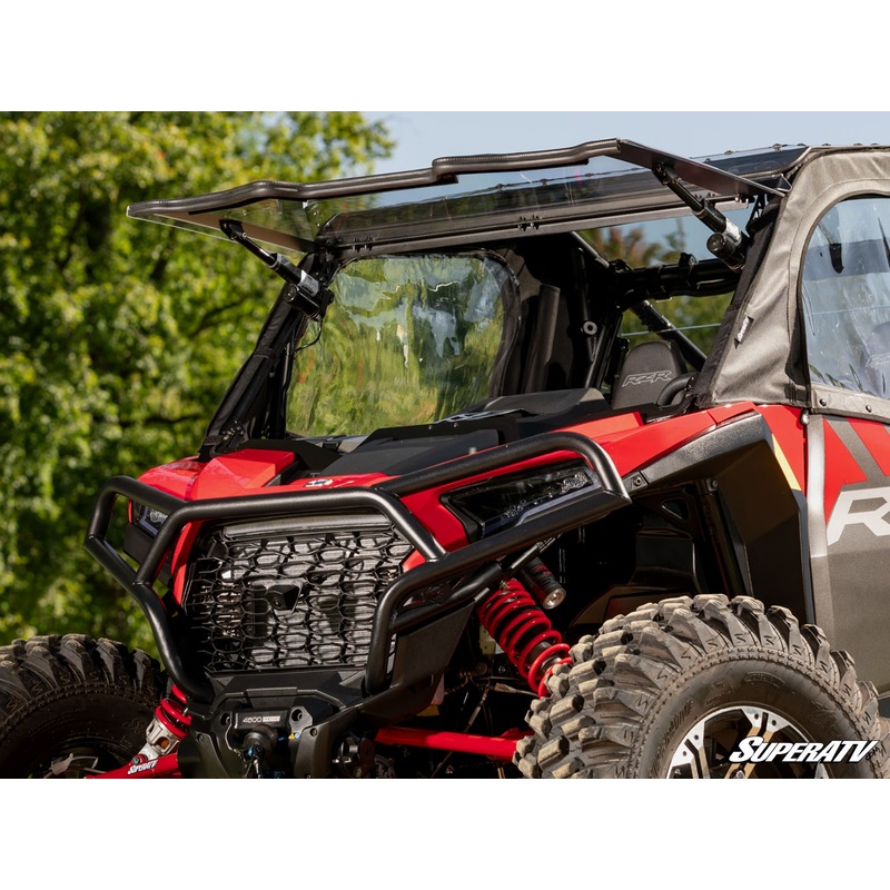 SuperATV Polaris RZR XP MaxDrive Power Flip Windshield