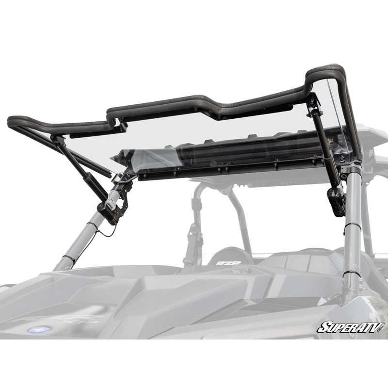 SuperATV Polaris RZR XP Turbo Maxdrive Power Flip Windshield